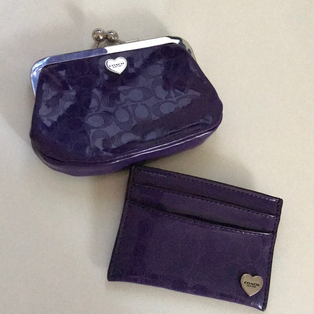 Coach Coin purse and card holder
